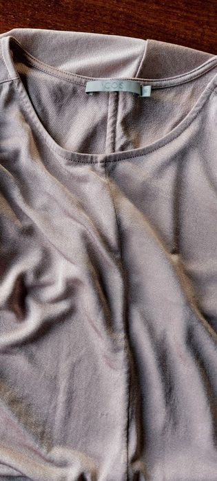 COS r.XS liliowa / brudnoróżowa bluzka / tunika