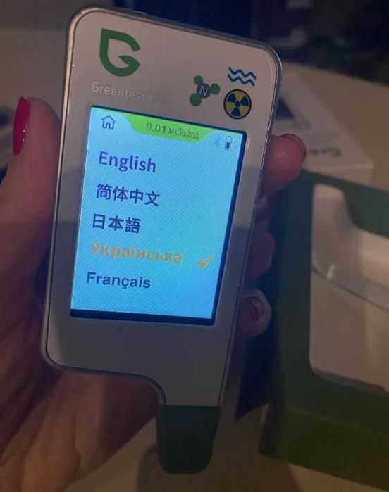 Greentest ECO 6T Тестер харчових продуктів, якості води та радіації.