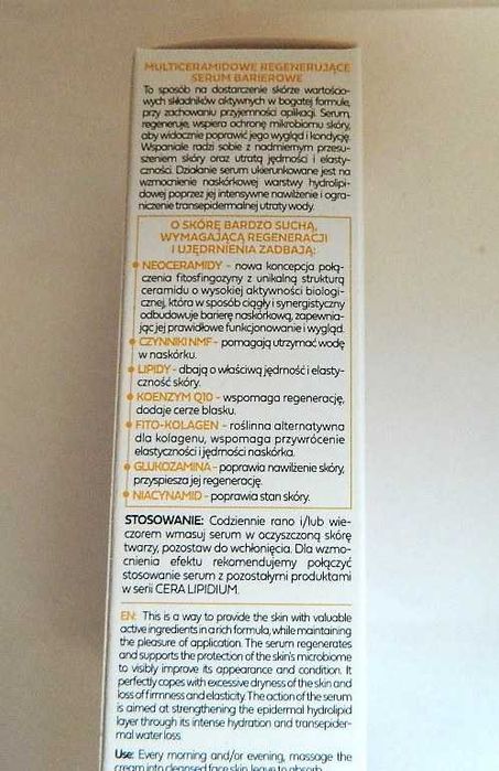 Bielenda Multiceramidowe regenerujące serum barierowe