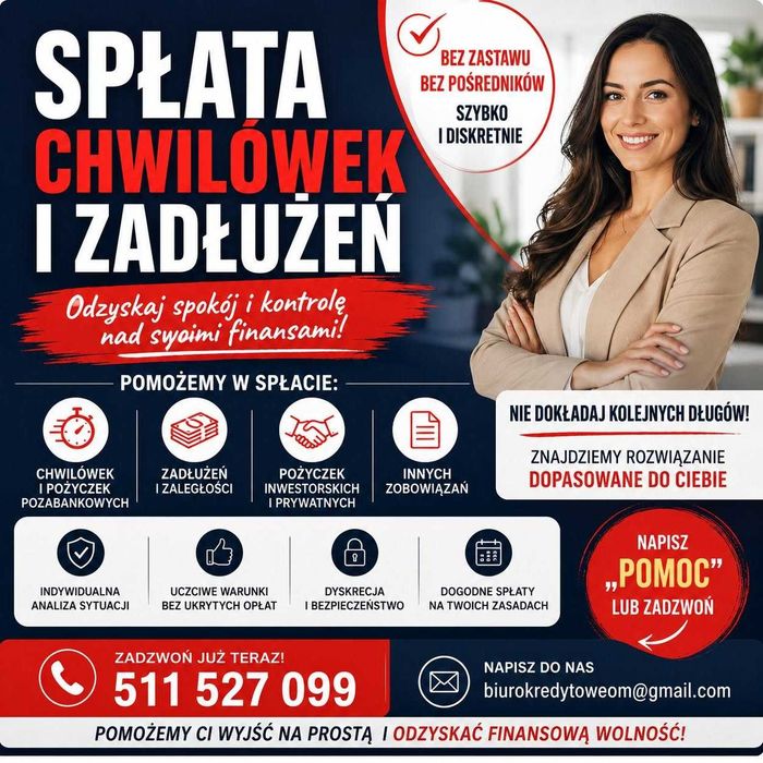POŻYCZKA PRYWATNA na spłatę zadłużeń,konsolidacja ,jedna rata ,bez zabezpieczenia