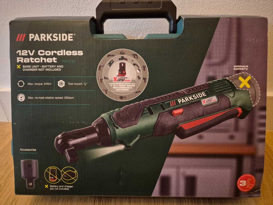 Parkside PAR 12 B1  grzechotka akumulatorowa 12V bez aku i ładowarki