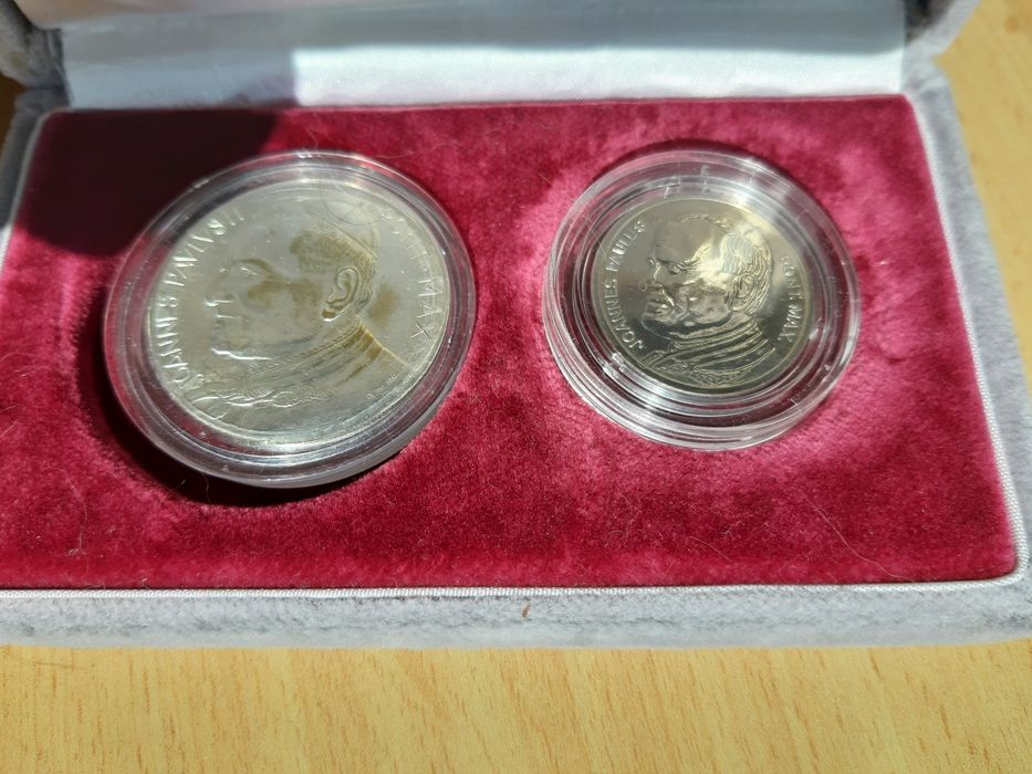 Medalhas Comemorativas em Prata  João Paulo II