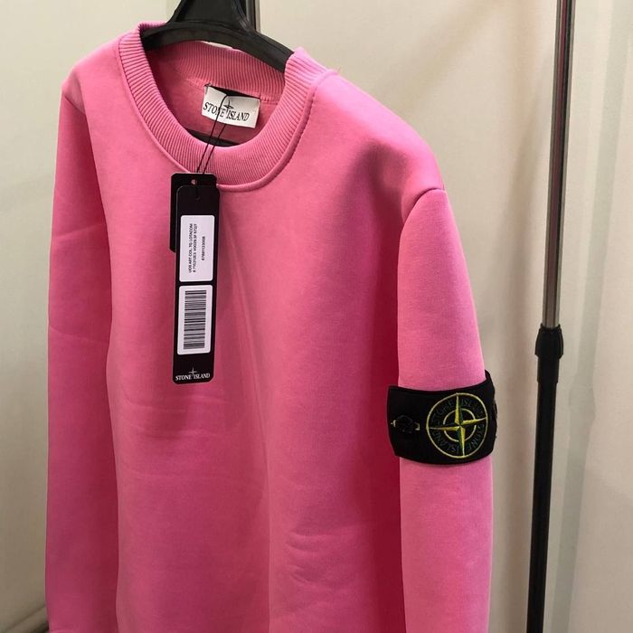 STONE ISLAND | Світшот Стон айленд | кофта Стонік xs s m l xl, рожевий