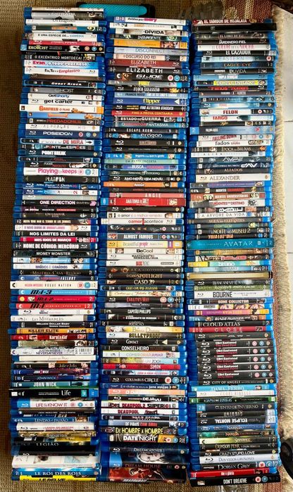 Lote 5 Blu-ray Coleção Particular - Vários Filmes com Legendas PT