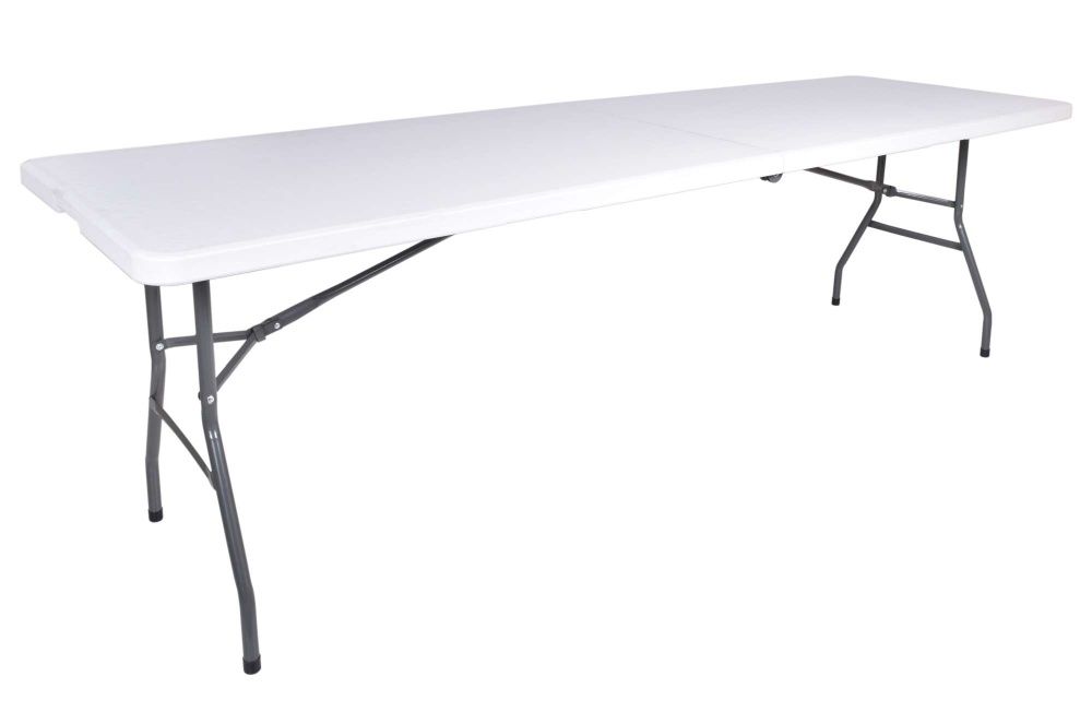 Stół cateringowy IMPRO 240 cm składany w walizkę na działkę do ogrodu