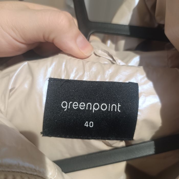 Beżowa kurtka z połyskiem Greenpoint