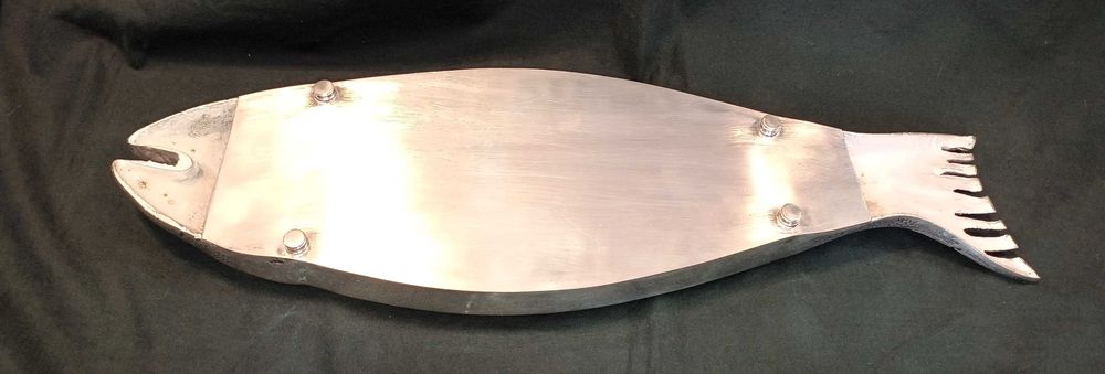 Tabuleiro Forma Peixe B. Prata