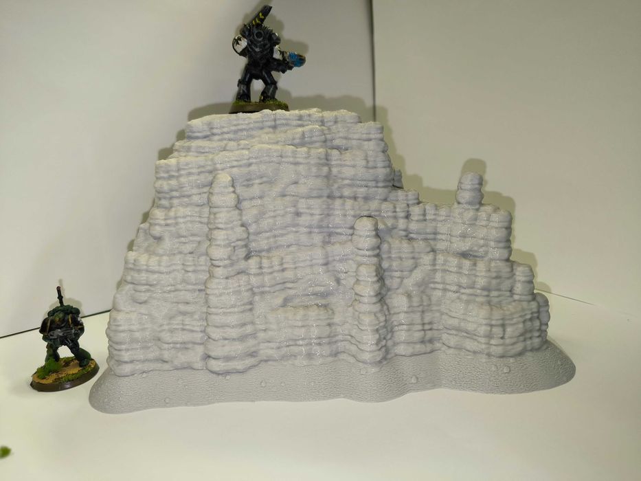 Klif Stratified 4 sci-fi diorama makieta