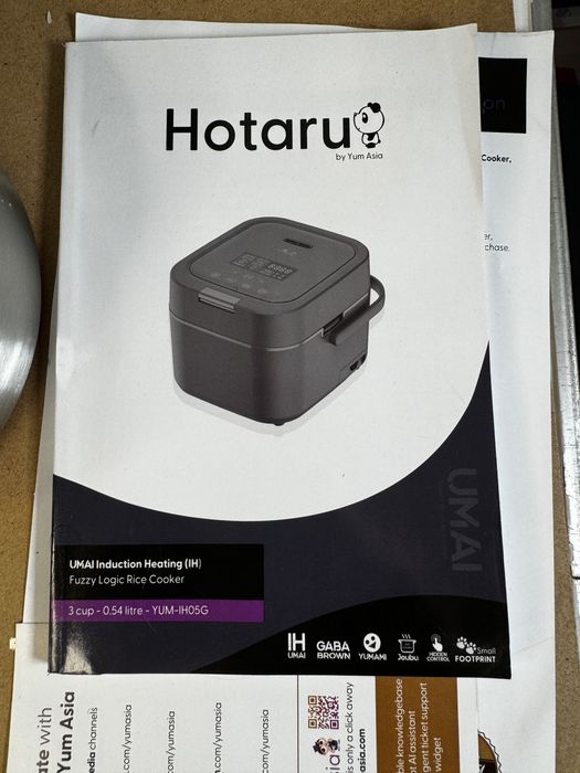 Мультиварка YumAsia Hotaru IH 3L | Індукційна | Нова