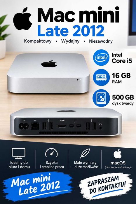 Mac Mini 16gb ram ,i5,500gb