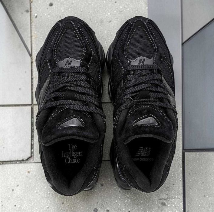 (БЕЗ ПЕРЕДОПЛАТИ) 36 - 40 New Balance 9060 Triple Black Black Нью Беланс 9060