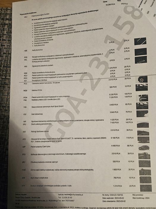 Audi Q8 Sportback S line quattro e-tron Q 8 Salon PL