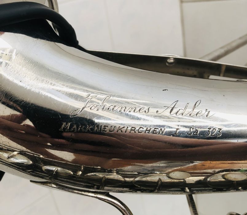 Saxofone alto Pierret Corps Embouti (stencil Johannes Adler)