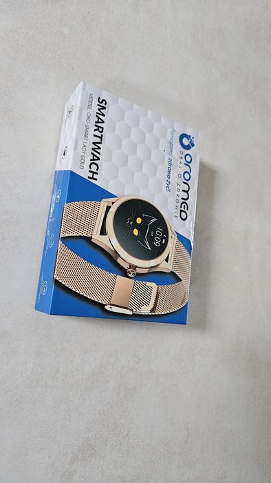 Wodoodporny Smartwatch Oromed Smart Lady Gold Różowe złoto