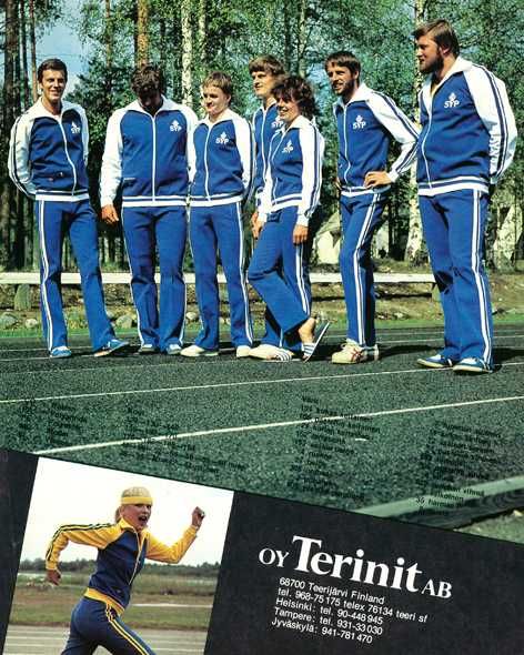 Вінтаж ретро олімпійка мастерка куртка Terinit Фінляндія 1982 рік