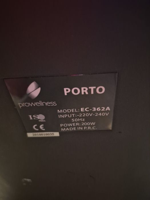 Fotel masujący Porto