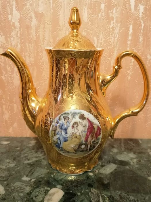 Кавовий сервіз, сервиз "Золотая Мадонна" Bernadotte (Чехословакия)