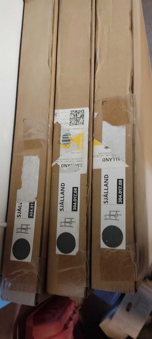 Zestaw mebli ogrodowych IKEA SJALLAND stół i 3 krzesła NOWE