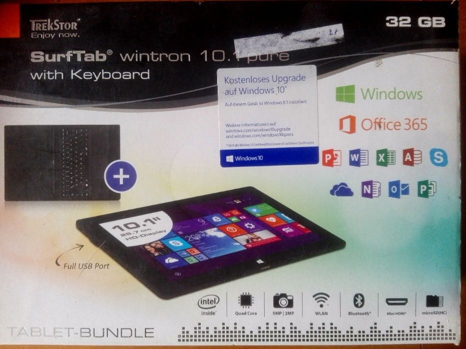 Tablet SurfTab Windows uszkodzony