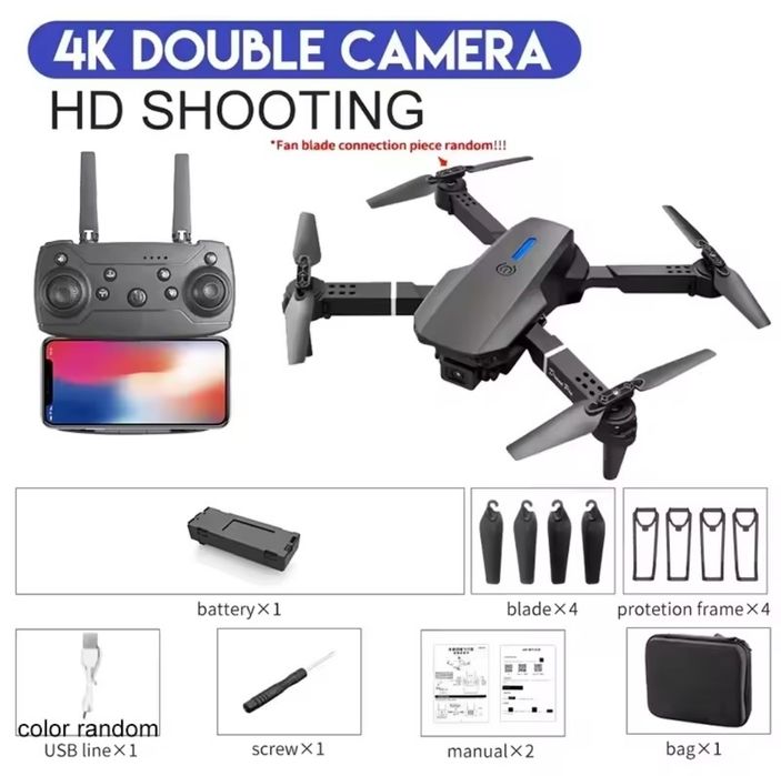 Vendo Drone com 2 Câmaras 4K Novo