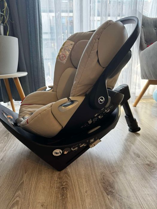 Cybex Cloud Z I-Size + Baza Isofix Beżowy - Ferrari Fotelik 0-13 kg