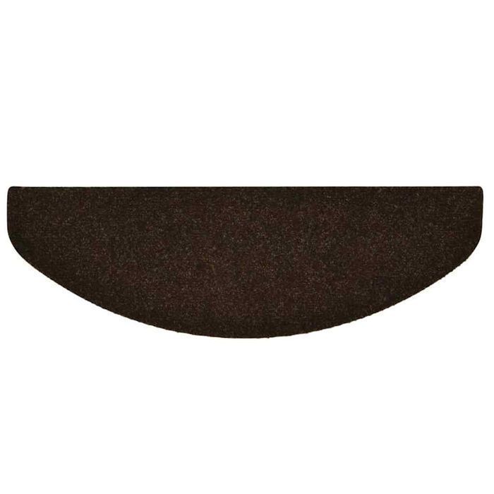 vidaXL Samoprzylepne nakładki na schody, 5 szt., brązowe, 65x21x4 cm