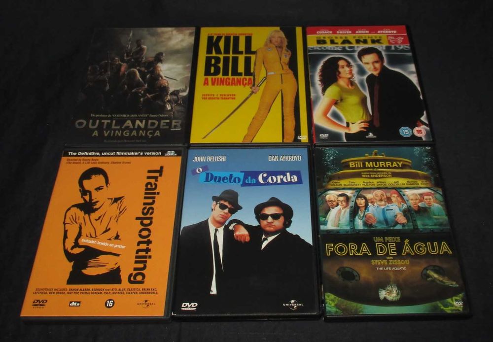 Filmes DVD Léon Kill Bill Trainspotting