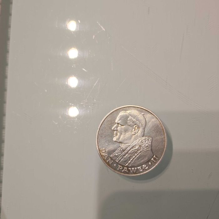 moneta 1000 zł z 1982 r. z Janem Pawłem II