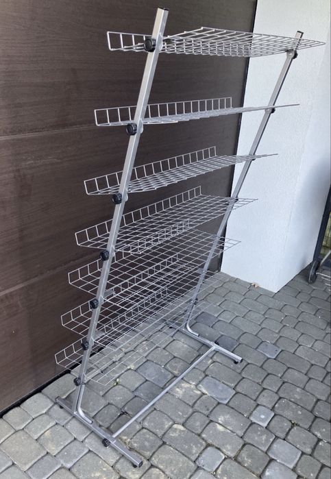 Stojak metalowy 7 półek