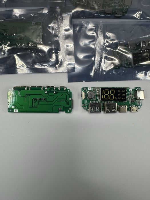 Плата Power bank павербанк контроллер Type C Lightning 5V 2.4A від 10