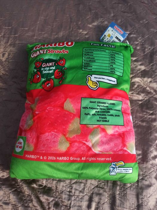 Poduszka Haribo truskawki