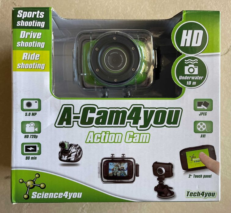 Câmera Filmar e Fotografar Action Cam HD da Science4You : IMPECÁVEL64585958525314121