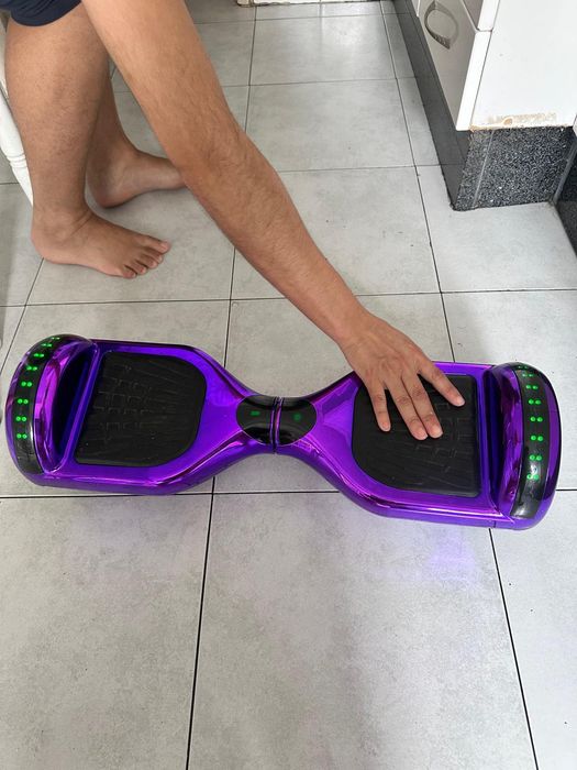 HITWAY Hoverboard 6.5'' com Bluetooth, Luzes LED - Rosa