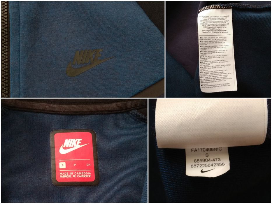 Nike Tech Fleece Windrunner Hoodie Full Zip худі кофта оригінал S