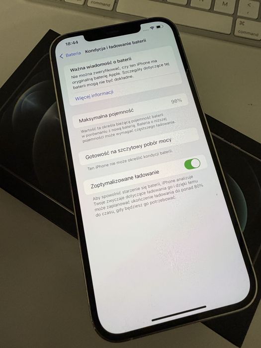 iPhone 12 Pro Max 512gb Silver Bateria 98%