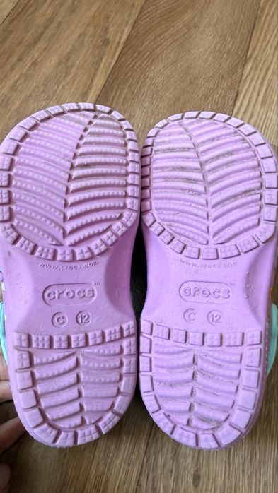 Crocs крокс розмір С 12, 19,5 устілка по точкам