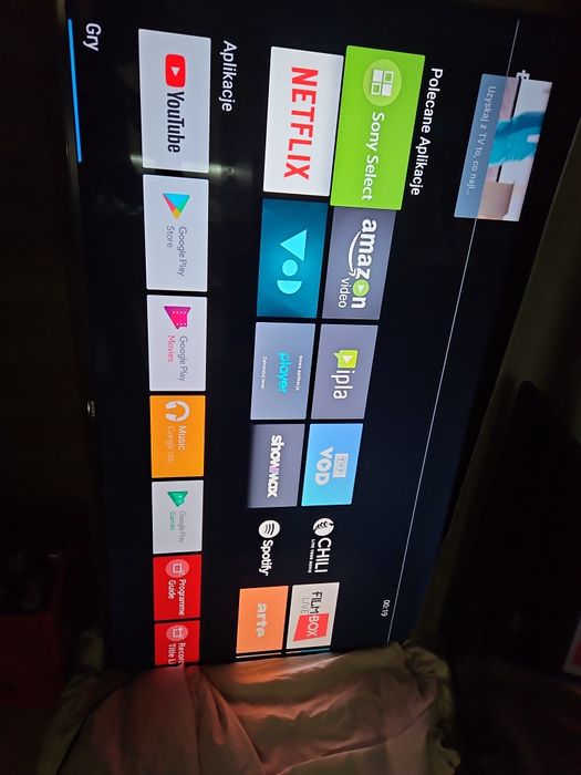 Telewizor Sony 55" android 120hz YouTube Netflix dvbt2 hevc MAX