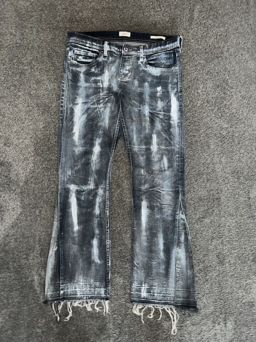 custom flared jeans клёш джинсы кастом