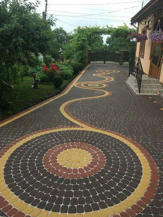 Бруківка тротуарна плитка костка  встановлення продаж доставка Коломия