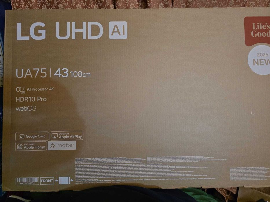 Televisao LG UHD AI 43" (Nova na Caixa / Selada)
