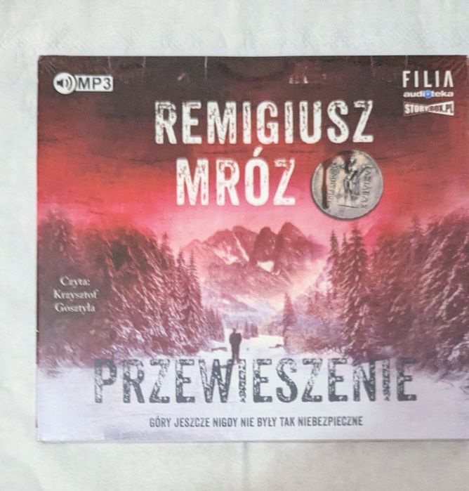 Nowy audiobook CD Przewieszenie Remigiusz Mróz wyd. Filia