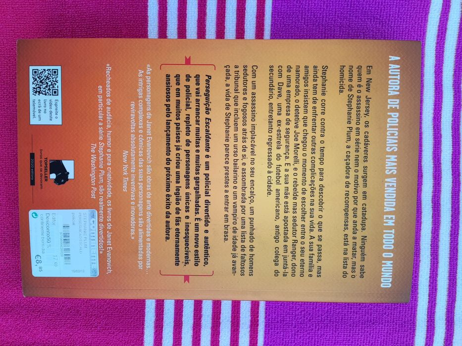 Livro: perseguição escaldante (Janet Evanovich)