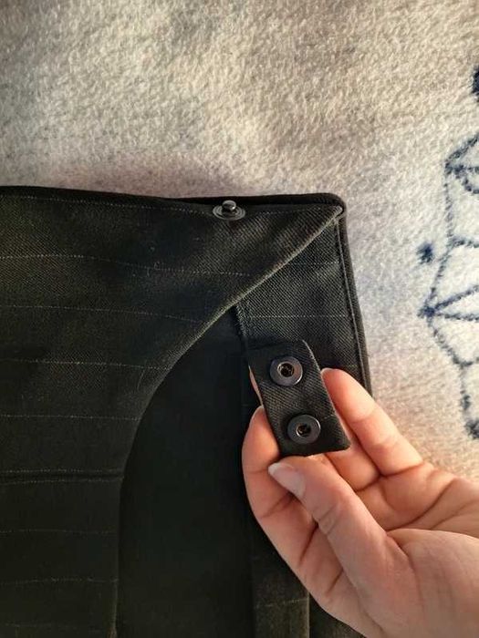 ZARA bluzka czarna w białe paski XS