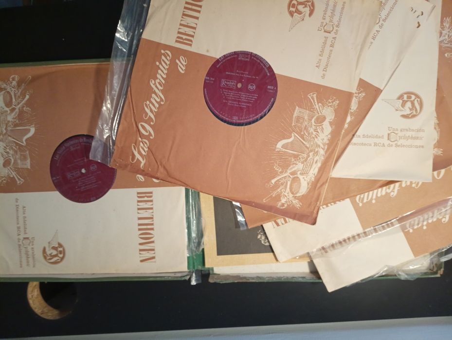 LAS 9 SINFONIAS DE BEETHOVAN, Selecções Readers Digest	7x Vinil 1962
