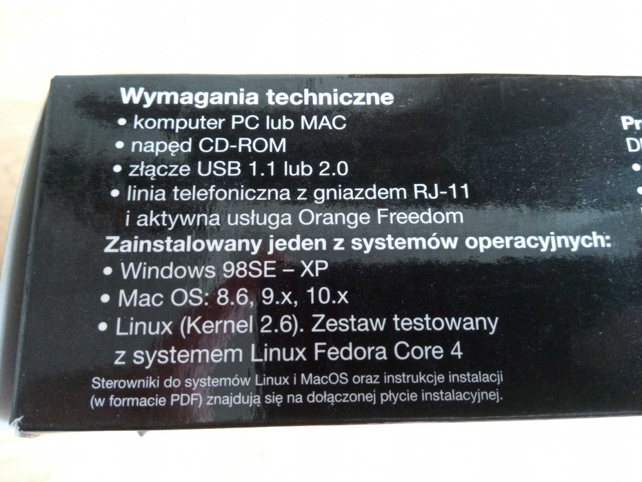Modem USB ZXDSL 852 + kable + płyta