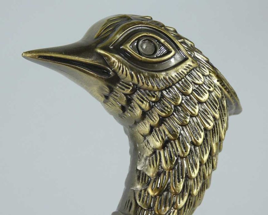 Skręcana LASKA gałka PTAK metal 91,5 cm