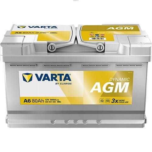 Akumulator Varta AGM Start Stop 80ah 680a