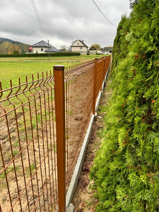 Ogrodzenie panelowe, panel ogrodzeniowy 3D kratowy Montaż hurt/detal