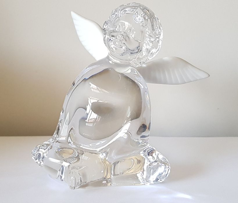Anjo Atlantis Cristal Assinado Margarida Antunes 10,5 cm