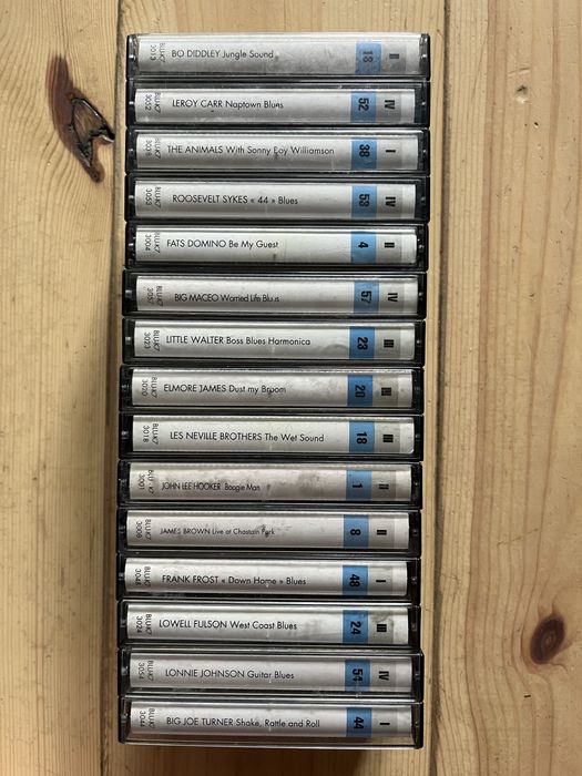 Zestaw kaset BLUES 15 szt